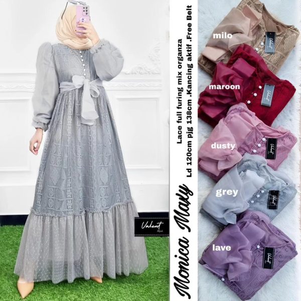 Baju Muslim MONICA MAXI - Gambar 3