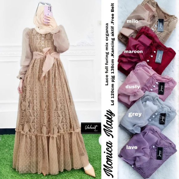 Baju Muslim MONICA MAXI - Gambar 4