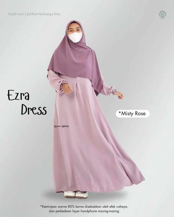 Pakaian wanita Muslim Ezra Dress intrmhjab - Gambar 2