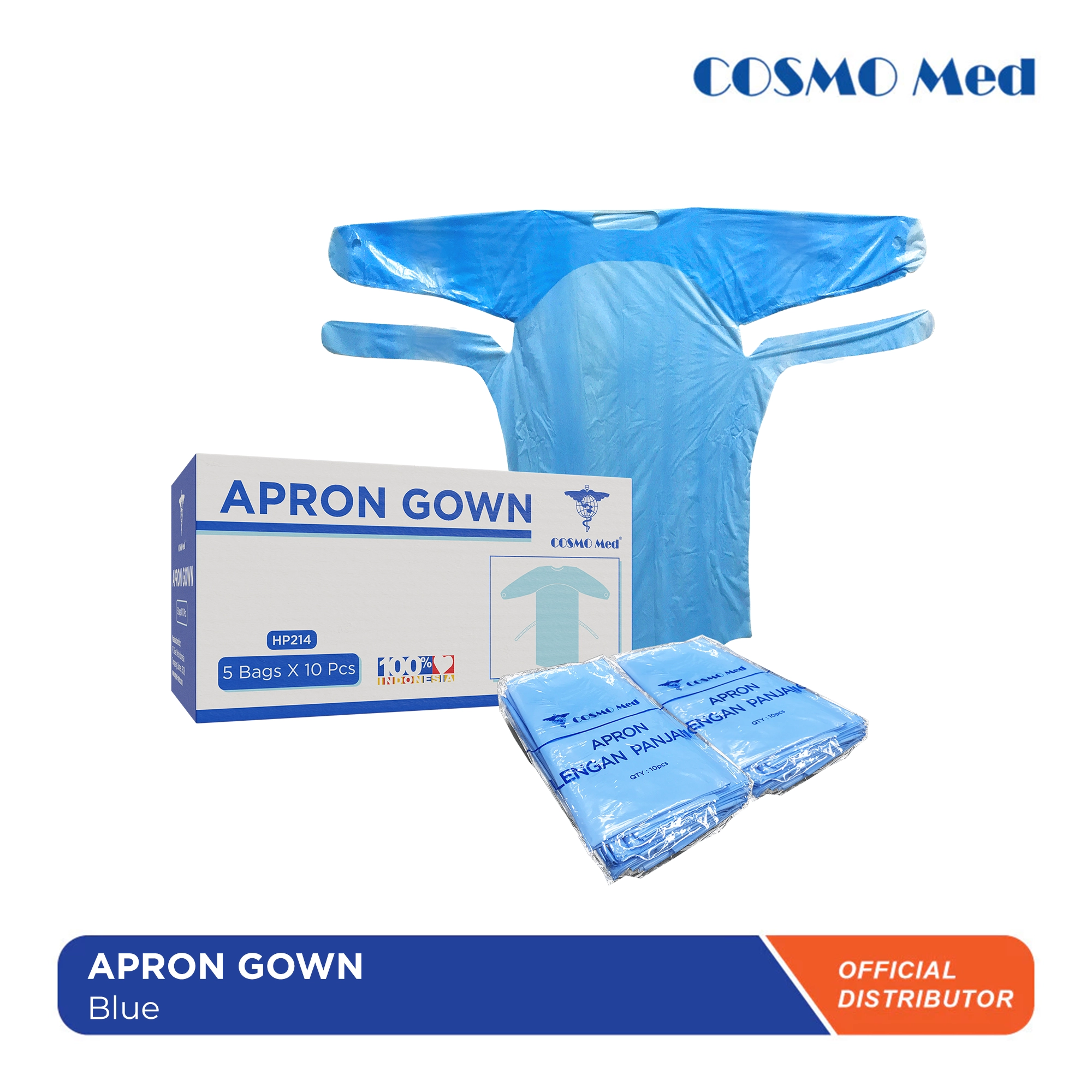 Cosmo Med Apron Gown Gf